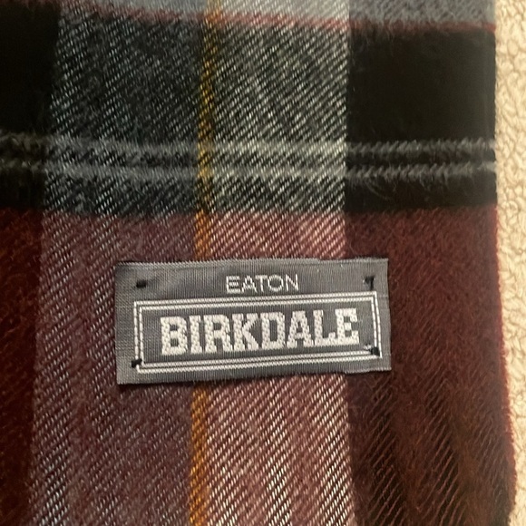 Eaton birkdale unisex checked scarf - Picture 2 of 3